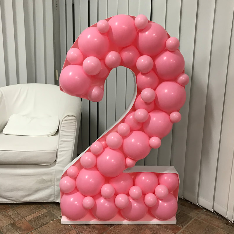 Nikoloon frame number 2 filled with balloons