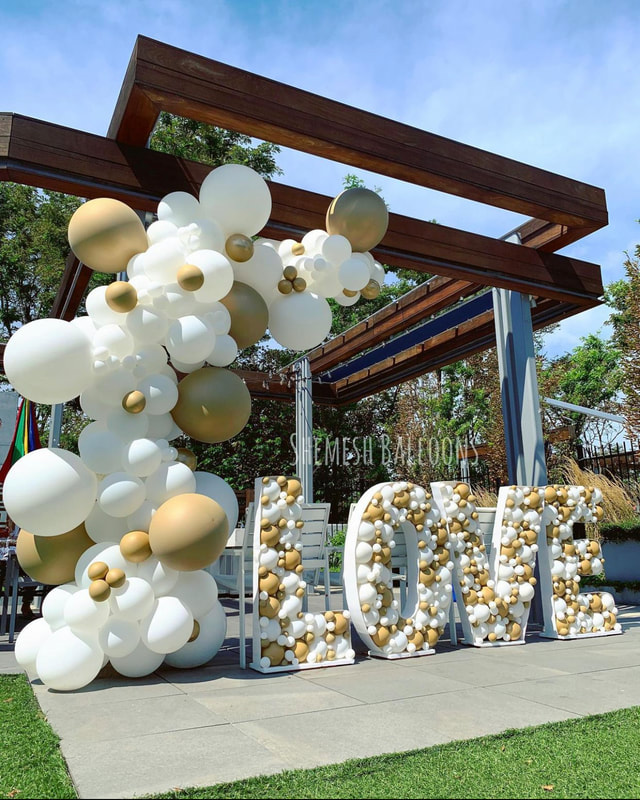 nikoloon frames balloon mosaic love