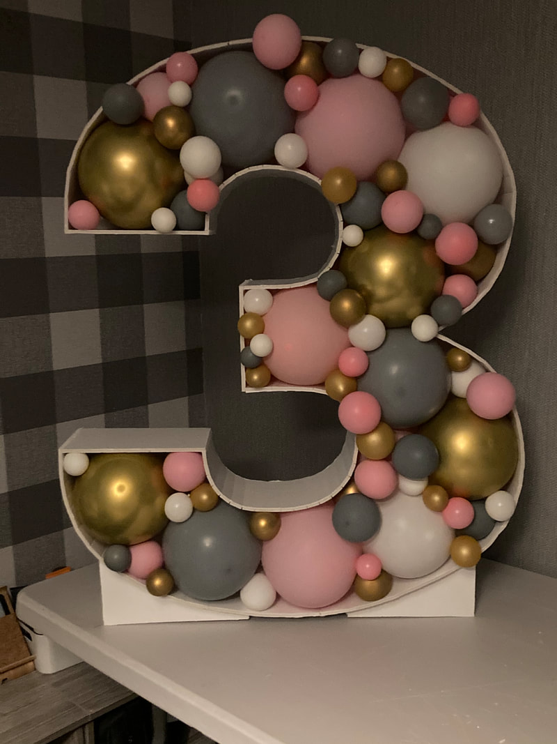 balloon mosaic frame number 3