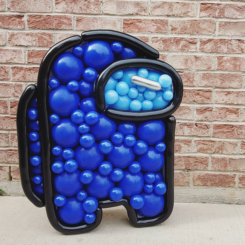 Balloon mosaic birthday decoration, Nikoloon Frames best design awards