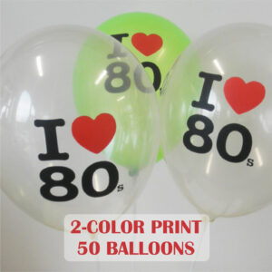 Impresión a dos tintas, 50 globos