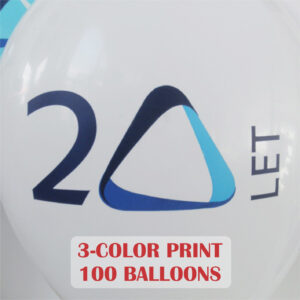 Impresión a tres tintas, 100 globos