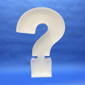 Signo de interrogación – 100 cm de alto