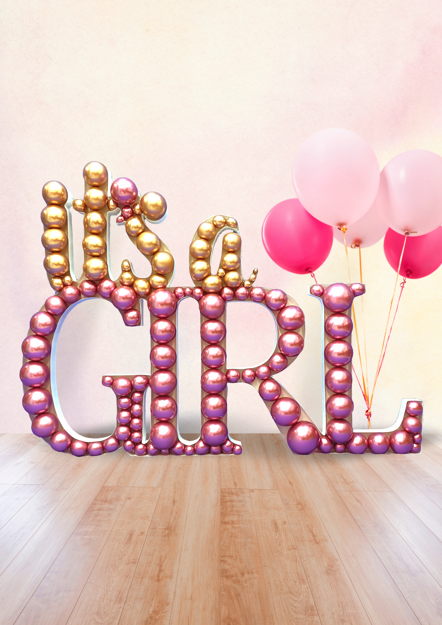 Schriftzug "It's a Girl" – Bild 2