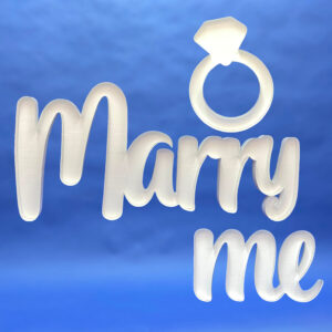 "Marry Me" Script + Wedding Ring