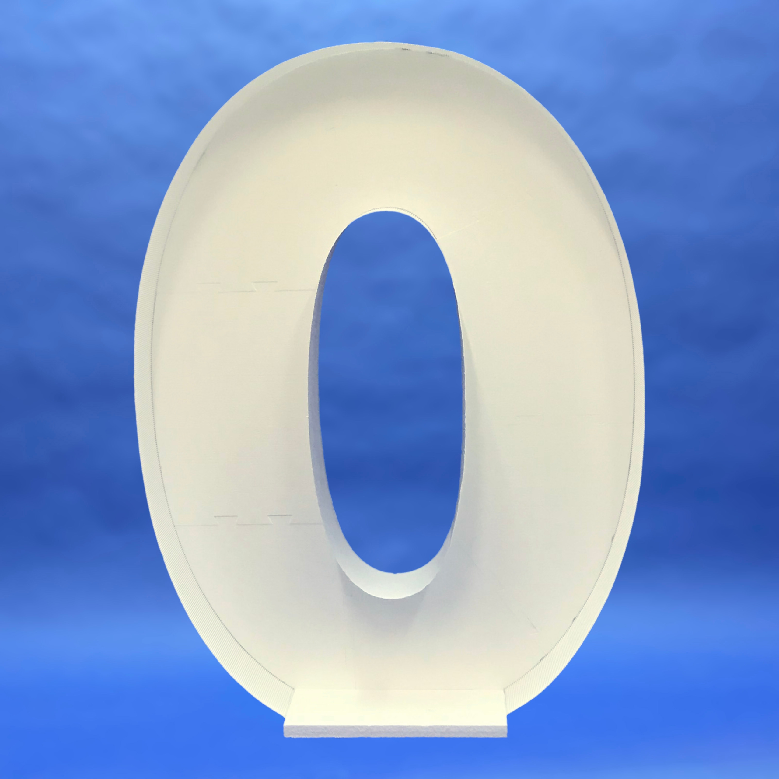 Letra O – 100 cm de alto
