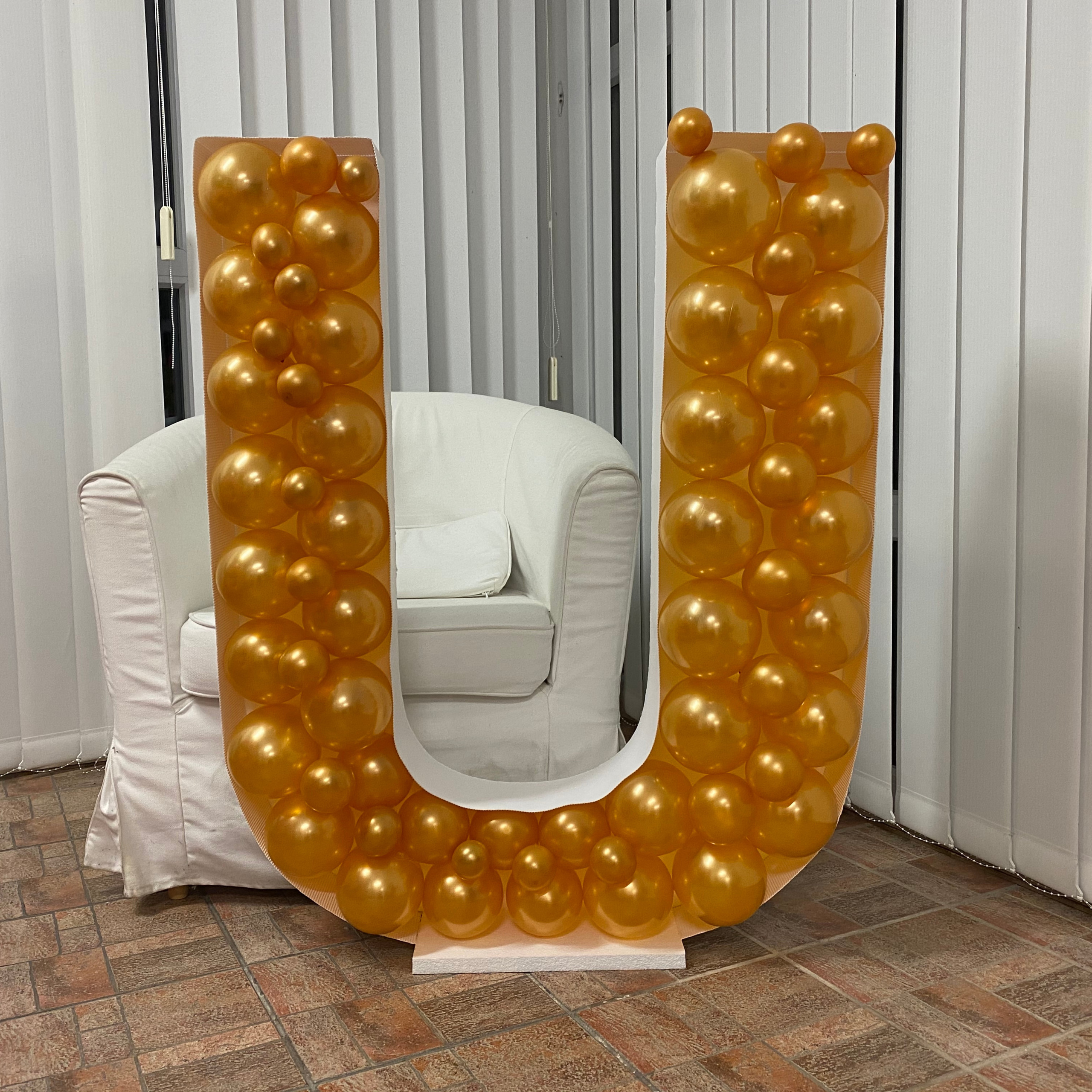 Letra U – 100 cm de alto - Imagen 2