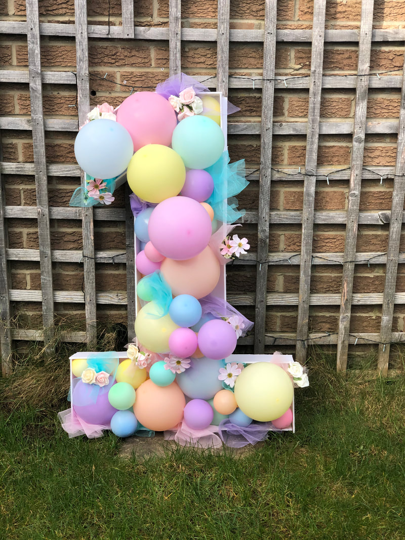 Balloon mosaic birthday decoration, Nikoloon Frames best design awards