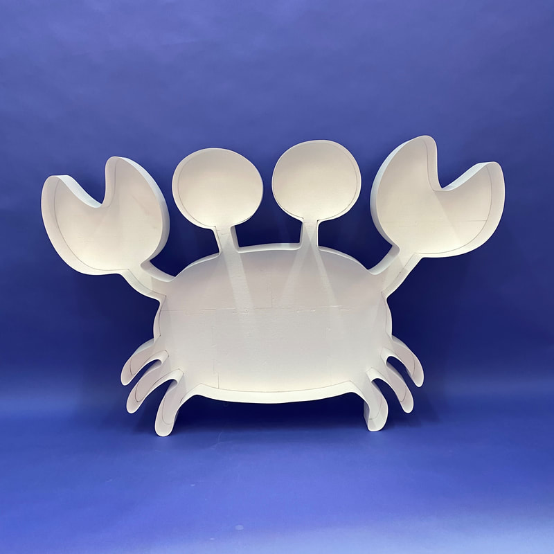 crab balloon mosaic nikoloon frame birthday decoration sea creatures under the water