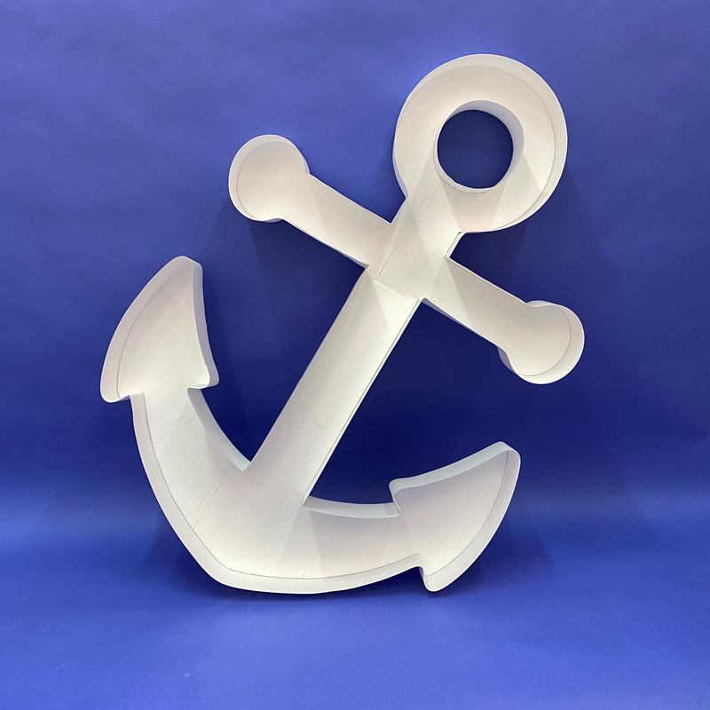 anchor balloon mosaic nikoloon frame birthday decoration sea creatures under the water